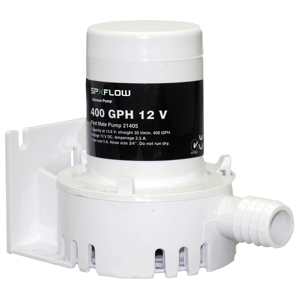 Johnson Pump 400 GPH 12V Bilge Pump - Barbed Port | SendIt Sailing