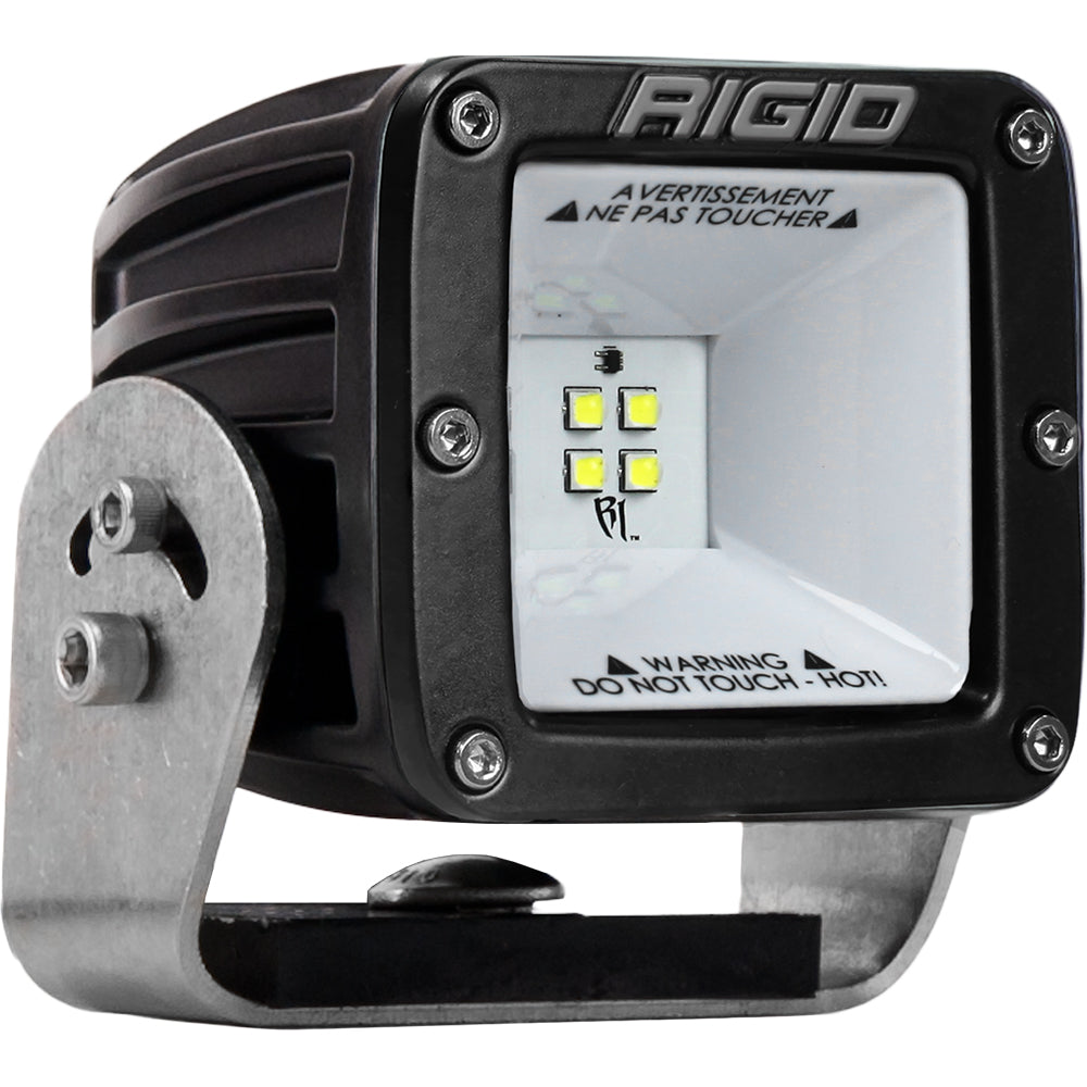 RIGID Industries 2x2 115 degree - DC Scene Light - Black | SendIt Sailing