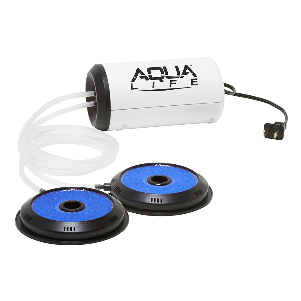 Frabill Aqua-Life Aerator Dual Output 110V - Greater Than 100 Gallons | SendIt Sailing