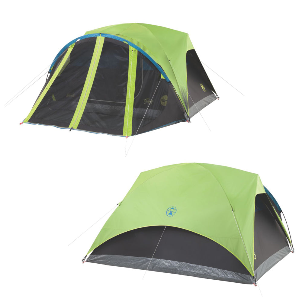 Coleman Carlsbad 4-Person Darkroom Tent with Screen Room | SendIt Sailing