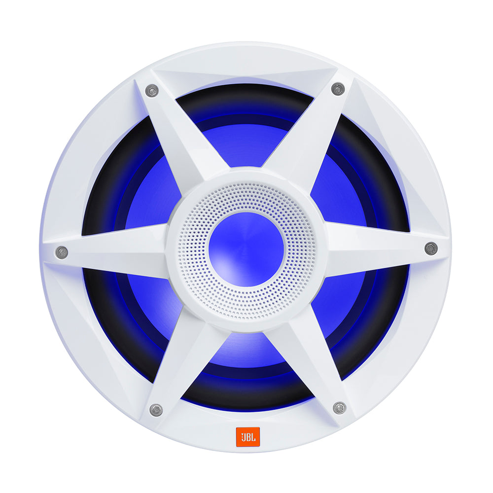 JBL 10in Marine RGB Passive Subwoofer - White Stadium Series | SendIt Sailing