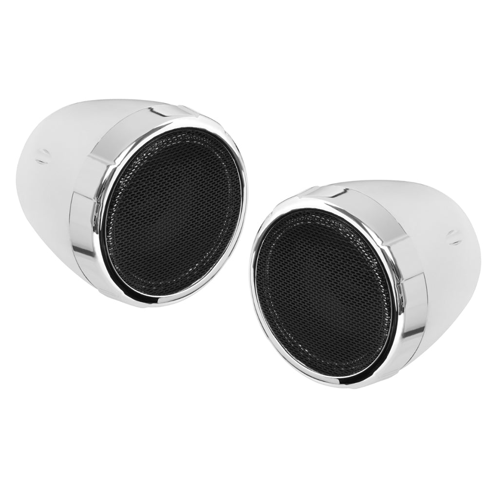 Boss Audio 3in MCBK425BA Motorcycle Speaker System - Chrome - 600W | SendIt Sailing