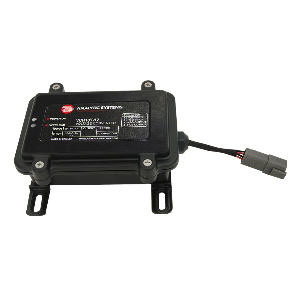 Analytic Systems Waterproof IP66 DC Converter 10A, 12V Out 20-80V In, Ruggedized | SendIt Sailing