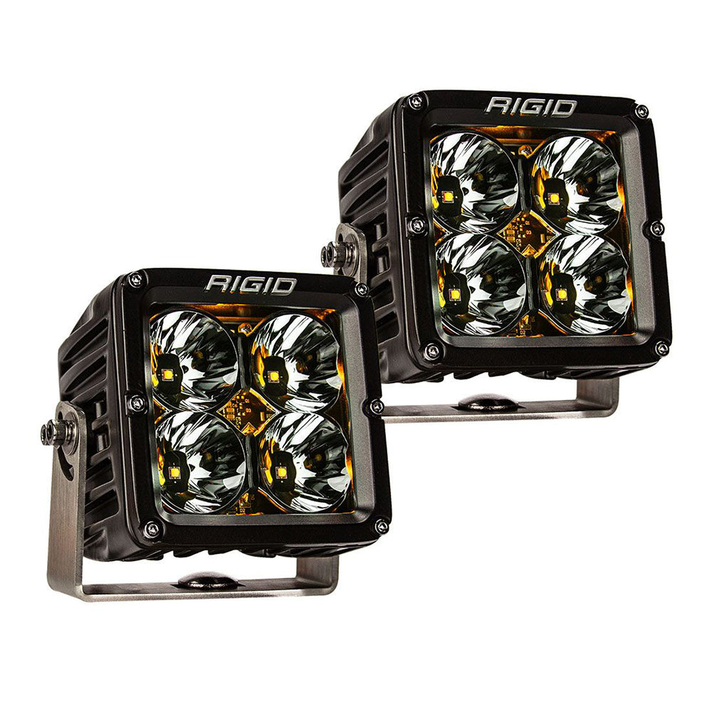 RIGID Industries Radiance Pod XL - Black Case with Amber Backlight - Pair | SendIt Sailing