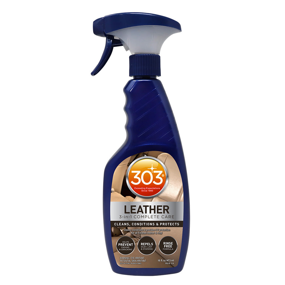 303 Automotive Leather 3-In-1 Complete Care - 16oz | SendIt Sailing