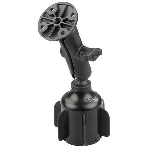RAM Mount RAM Stubby Cup Holder Mount with Round Plate | SendIt Sailing