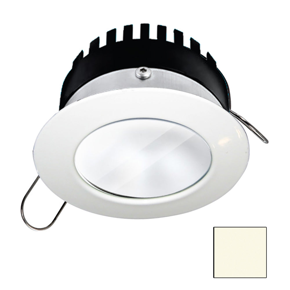 i2Systems Apeiron PRO A506 - 6W Spring Mount Light - Round - Neutral White - White Finish | SendIt Sailing