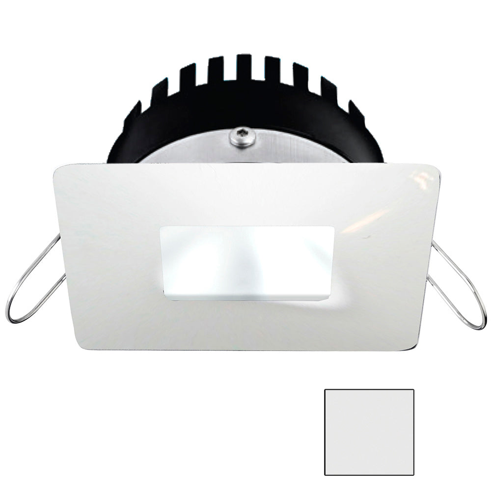 i2Systems Apeiron PRO A506 - 6W Spring Mount Light - Square/Square - Cool White - White Finish | SendIt Sailing