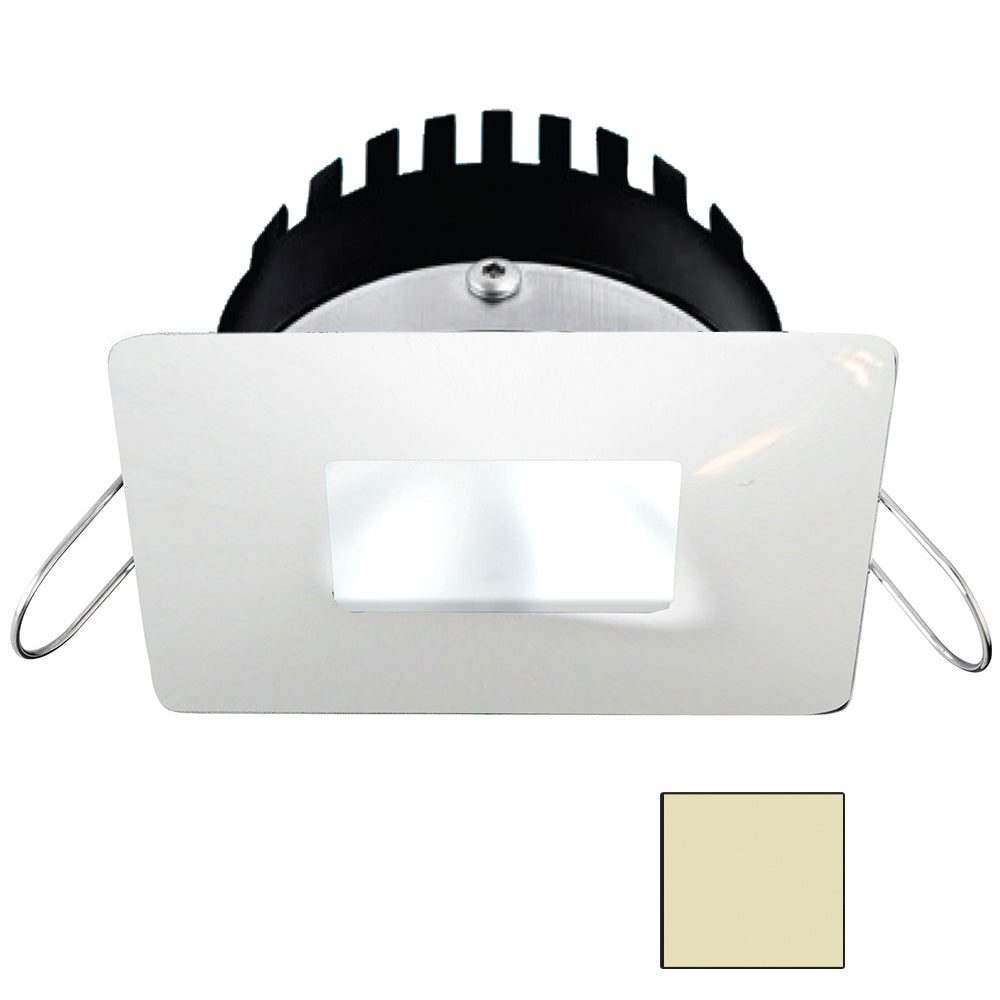 i2Systems Apeiron PRO A506 - 6W Spring Mount Light - Square/Square - Warm White White - White Finish | SendIt Sailing