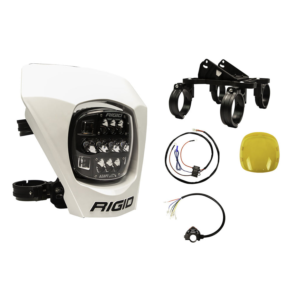 RIGID Industries Adapt XE Extreme Enduro LED Moto Kit - White | SendIt Sailing