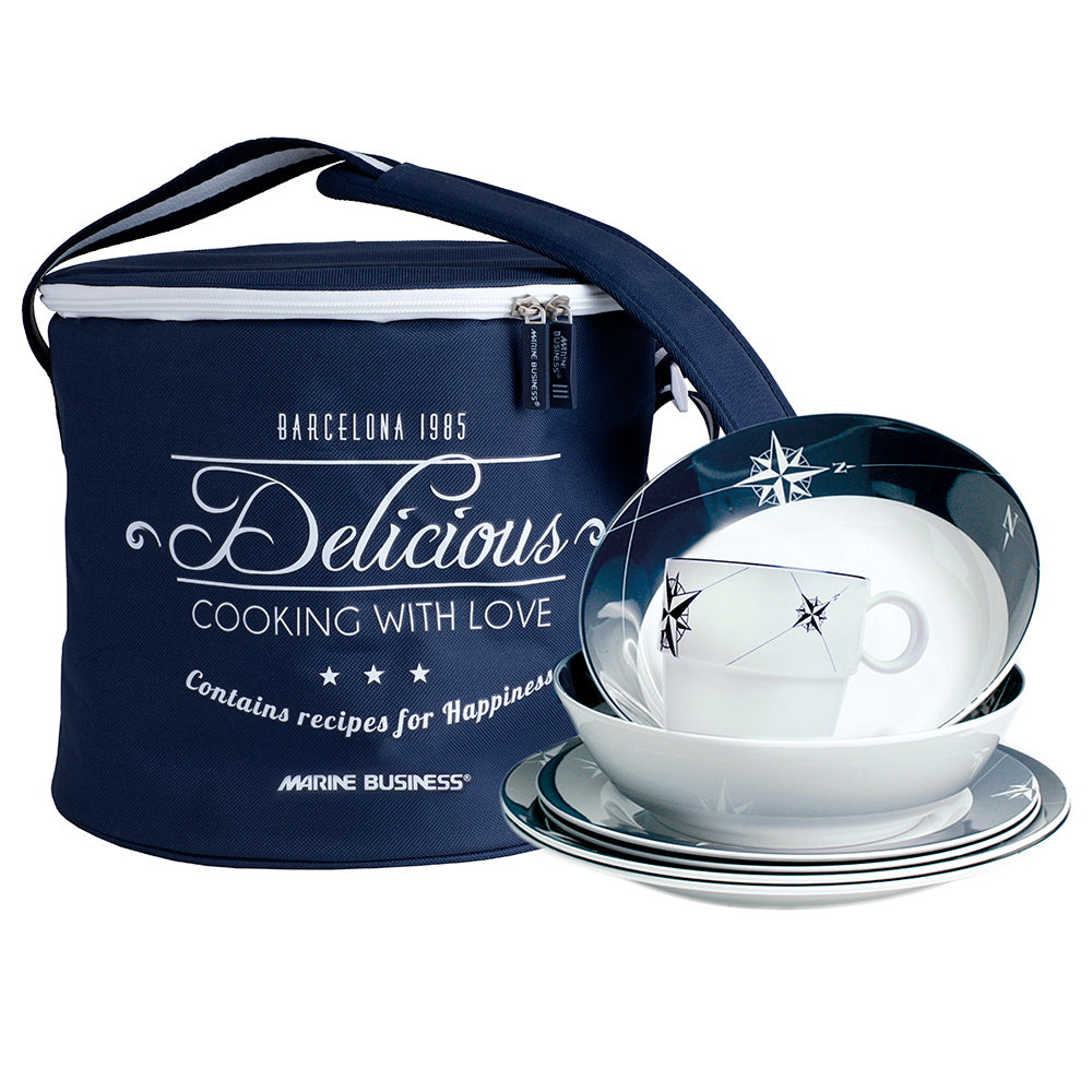 Marine Business Melamine Tableware and Basket - Northwind - Set of 16 | SendIt Sailing