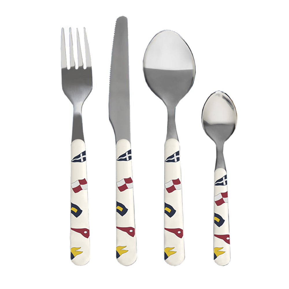 Marine Business Cutlery Stainless Steel Premium - Regata - Set of 24 | SendIt Sailing
