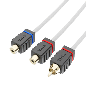 DS18 Marine Tinned OFC RCA Cable - 2 Female to 1 Male | SendIt Sailing