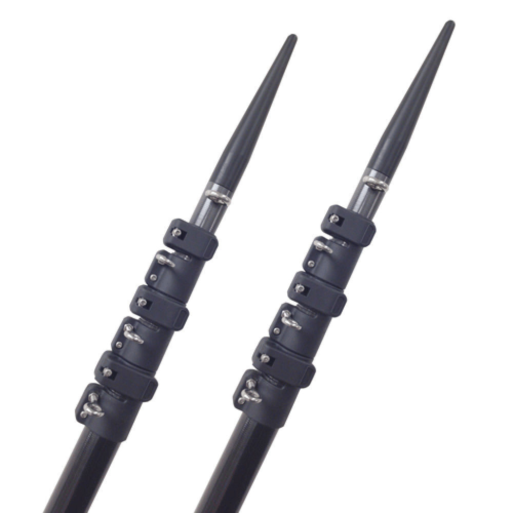 Lee's 22ft Telescoping Carbon Fiber Outrigger Poles for RUPP Mount | SendIt Sailing