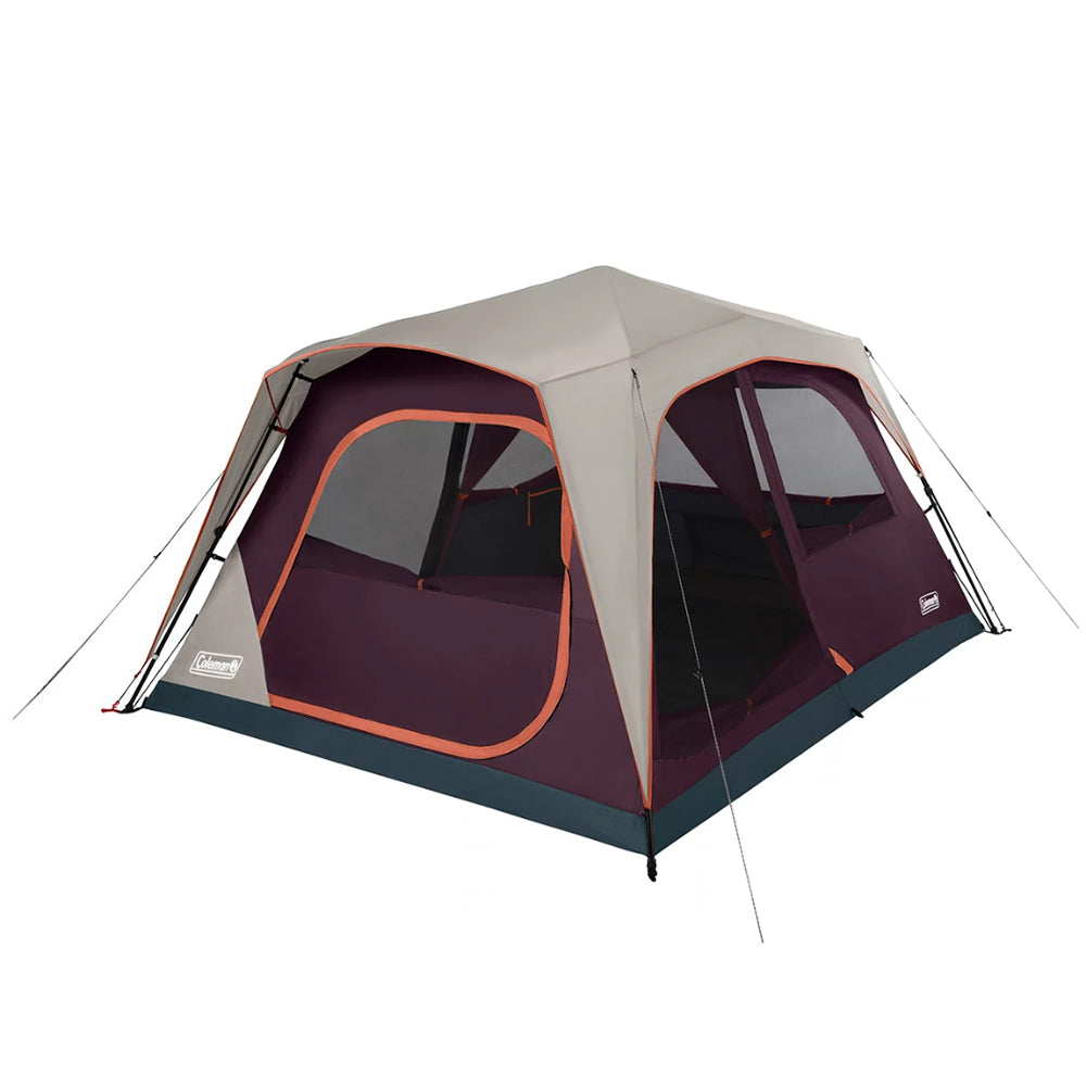 Coleman Skylodge 8-Person Instant Camping Tent - Blackberry | SendIt Sailing