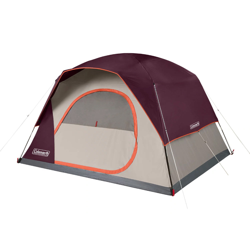 Coleman 6-Person Skydome Camping Tent - Blackberry | SendIt Sailing