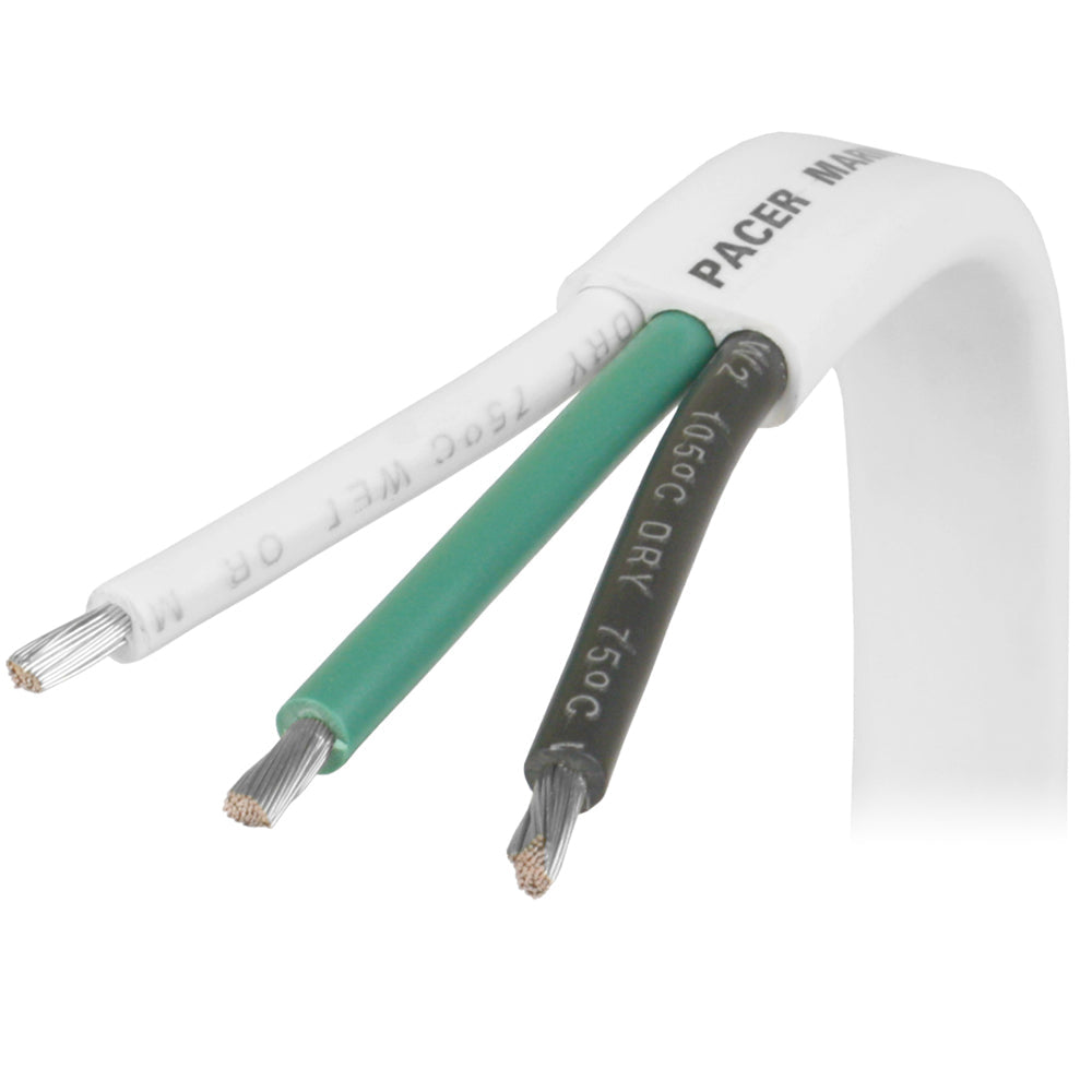 Pacer Triplex Cable - Black/Green/White | SendIt Sailing