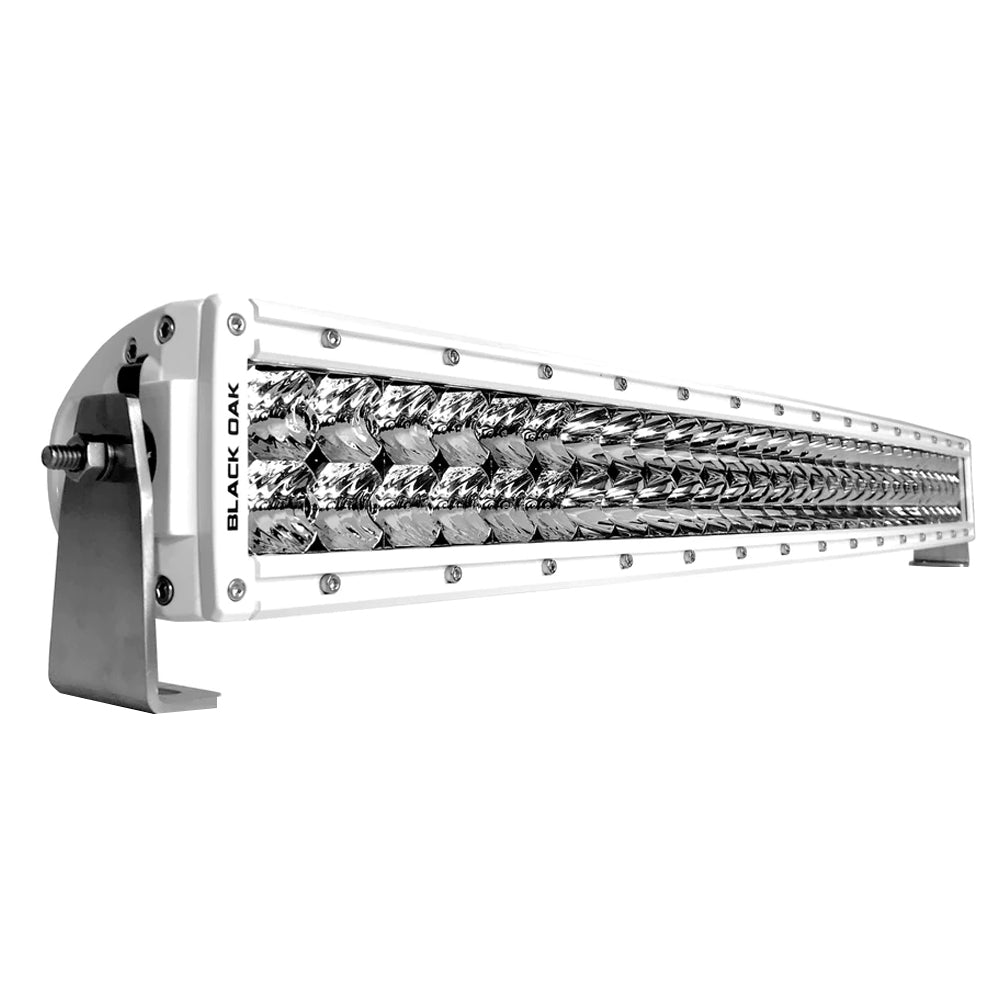 Black Oak Pro Series Curved Double Row Combo 30in Light Bar - White | SendIt Sailing