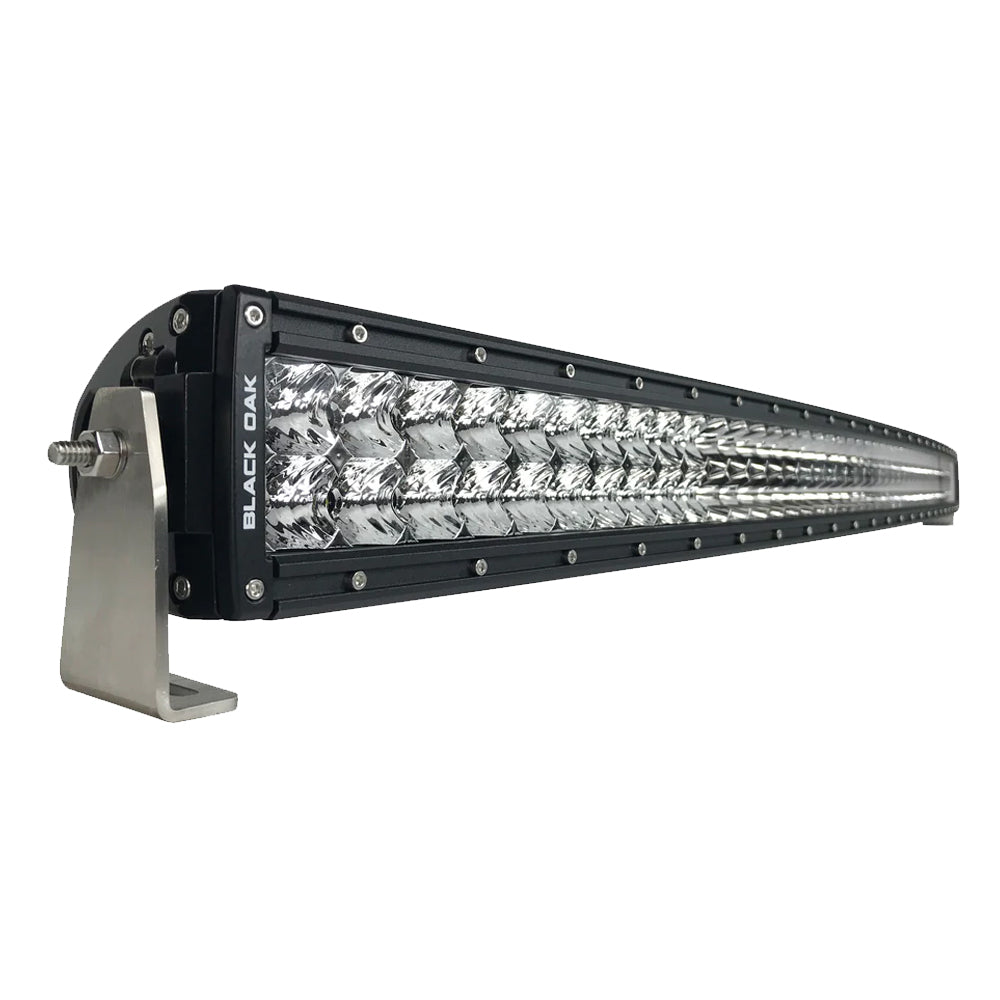 Black Oak Pro Series Curved Double Row Combo 50in Light Bar - Black | SendIt Sailing