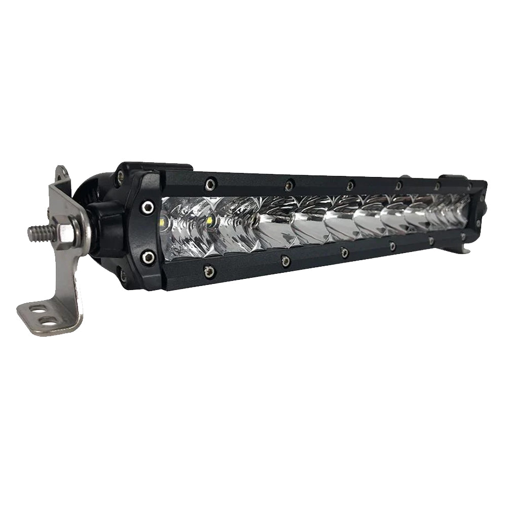 Black Oak Pro Series Single Row Combo 10in Light Bar - Black | SendIt Sailing