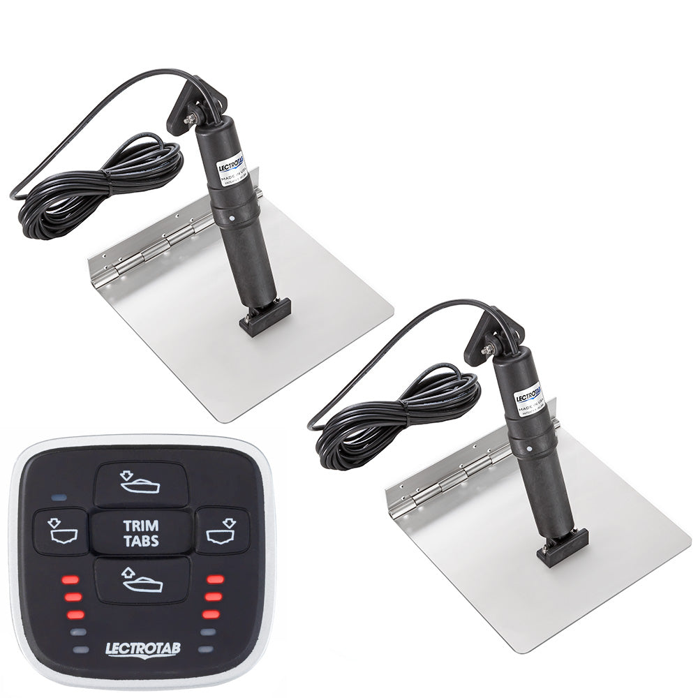 Lectrotab XKA Stainless Steel Trim Tab Kit with MLC-1 Control - 9 x 12 | SendIt Sailing
