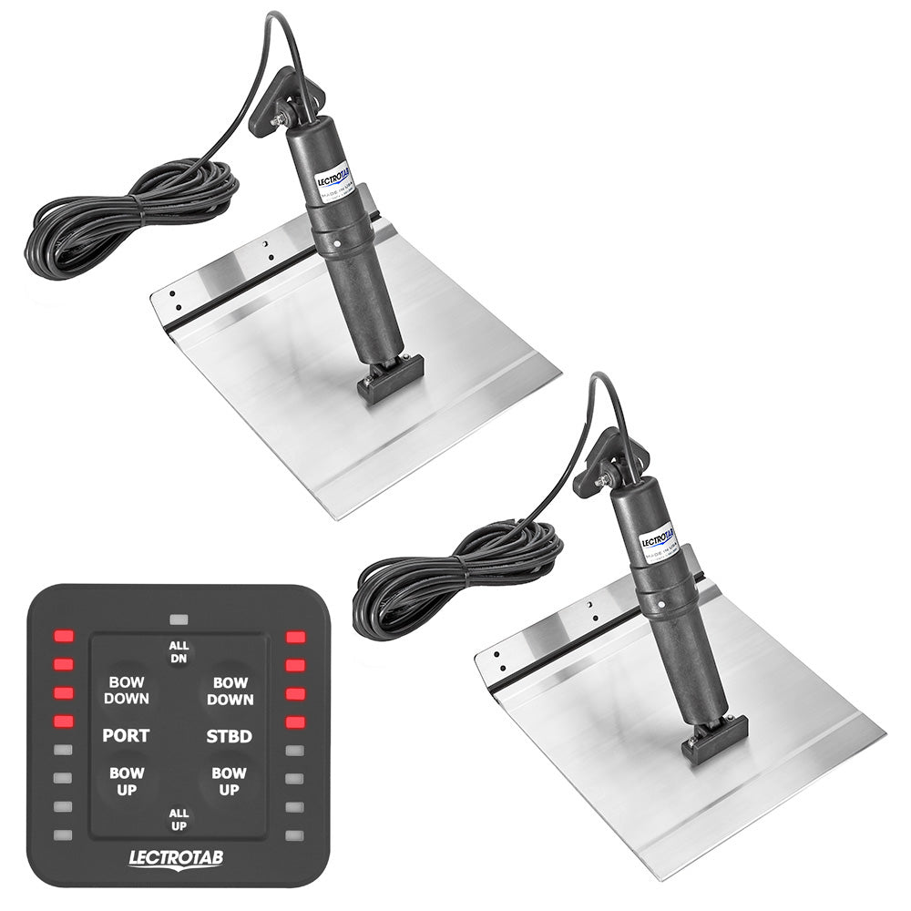 Lectrotab XKA Aluminum Alloy Trim Tab Kit without ne-Touch Control - 12 x 18 | SendIt Sailing