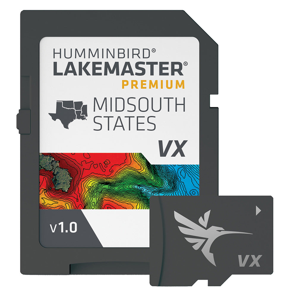 Humminbird LakeMaster VX Premium - Mid-South States | SendIt Sailing