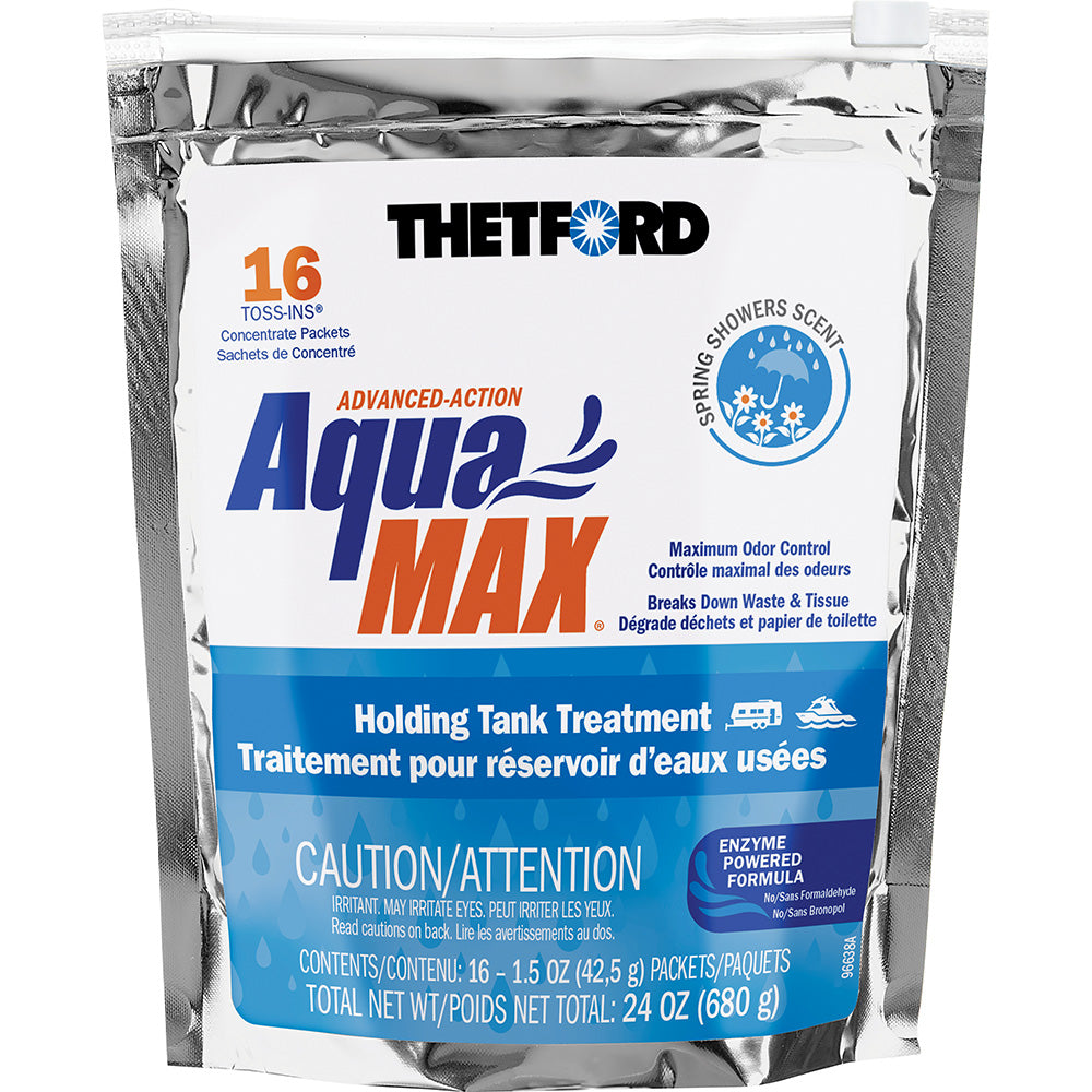 Thetford AquaMax Holding Tank Treatment - 16 Toss-Ins - Spring Shower Scent | SendIt Sailing