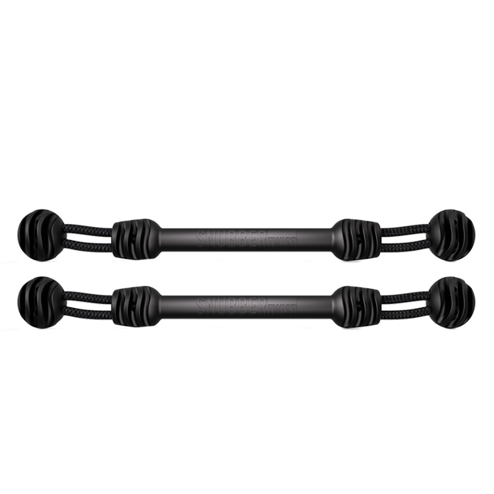 Snubber - Tar Black Snubber Twist - Pair | SendIt Sailing