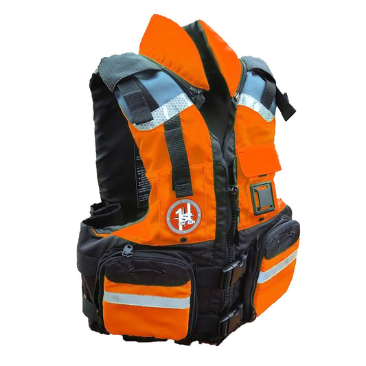 First Watch AV-800 4 Pocket Vest Hi-Vis | SendIt Sailing