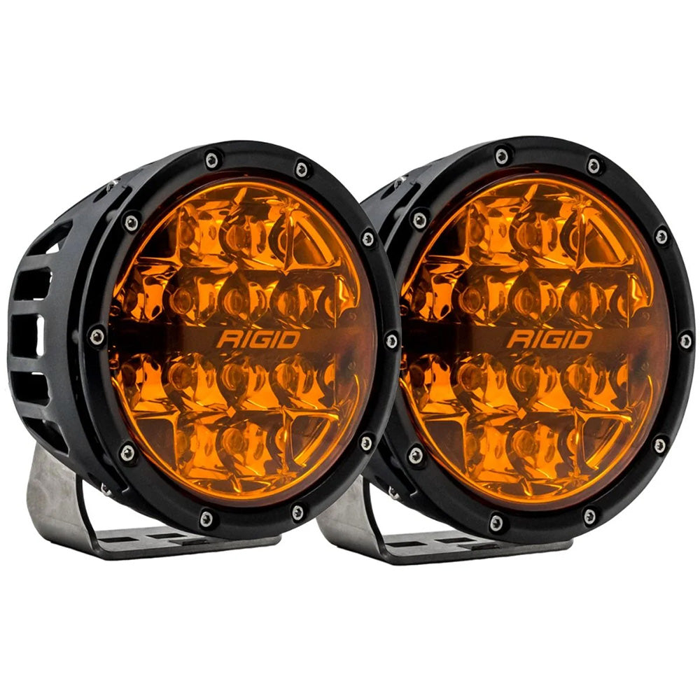 RIGID Industries 360 Series 6in Spot with Amber Pro Lens - Pair | SendIt Sailing