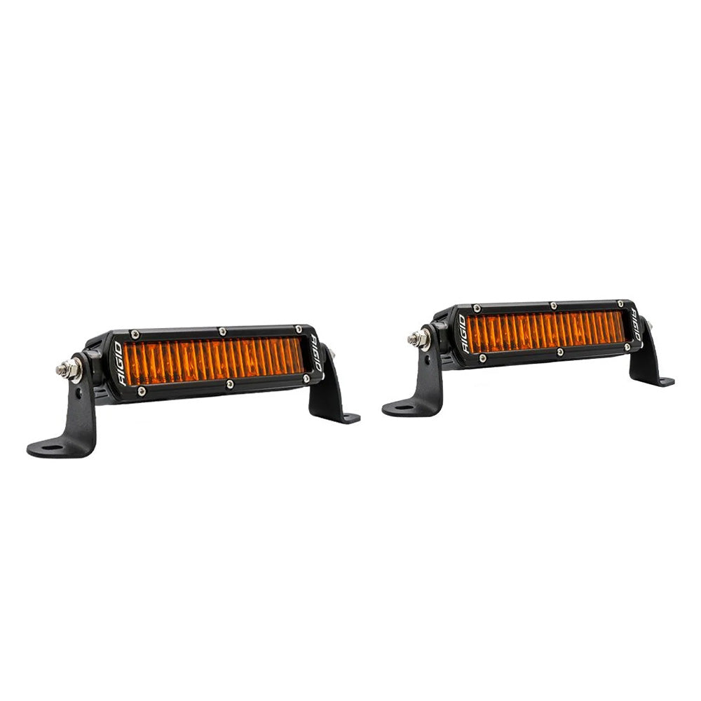 RIGID Industries SR Series SAE 6in with Amber Pro Lens - Pair | SendIt Sailing
