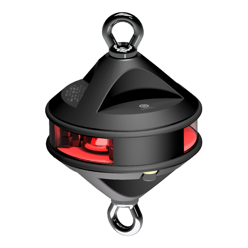 Lopolight 3nm 360 Degree Red Hoist Black H1 | SendIt Sailing