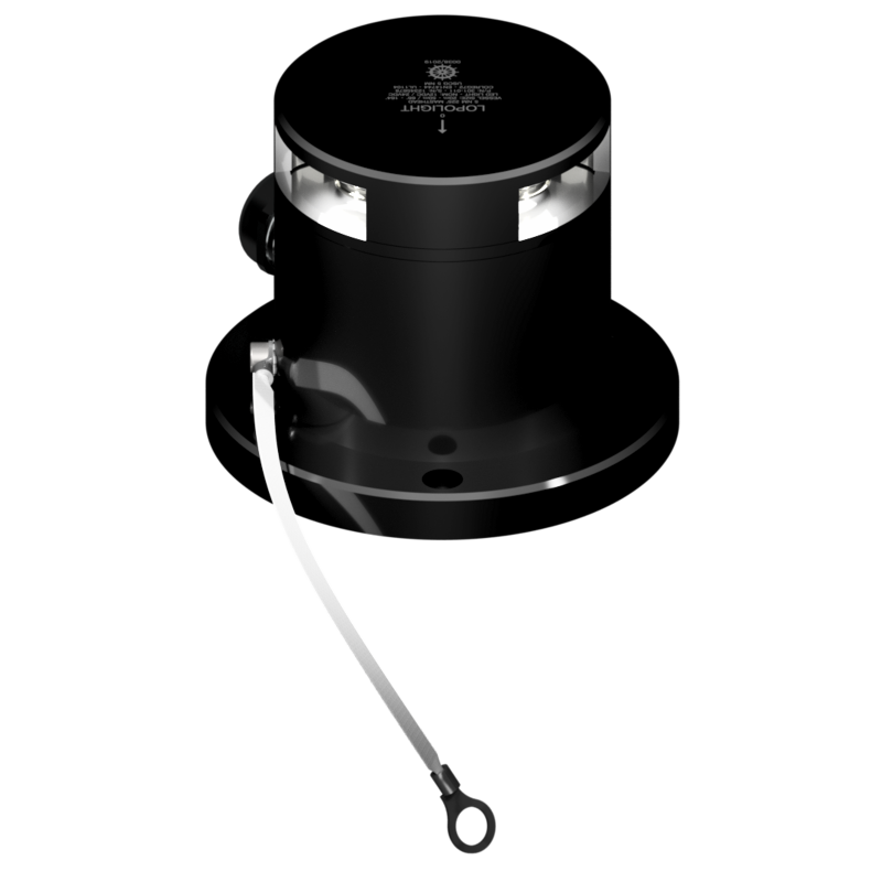 Lopolight 3nm Masthead Horizontal Mount Dimmable Ice-Class Black | SendIt Sailing