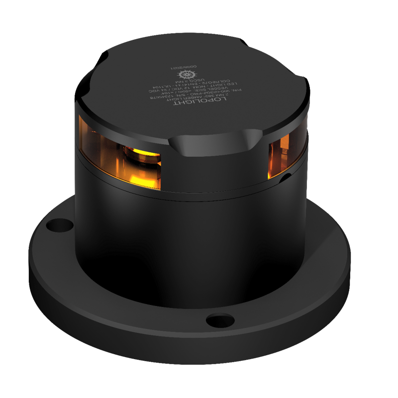 Lopolight 2nm 360 Degree Yellow Black | SendIt Sailing