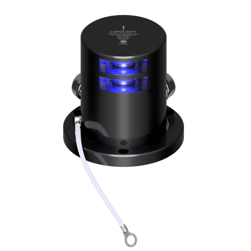 Lopolight Blue Steering Double. Dimmable Via Rpm Control Black | SendIt Sailing