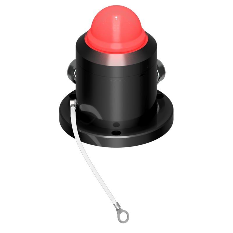 Lopolight Obstruction Light Red Hemispherical Ice-Class | SendIt Sailing