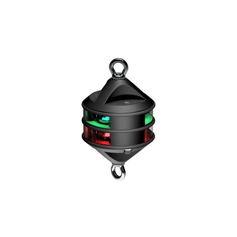 Lopolight 3nm 360 Degree Red/Green Hoist Black H2 | SendIt Sailing