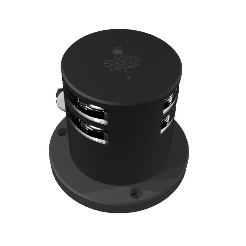 Lopolight 3nm Double Masthead Black 0.75m | SendIt Sailing