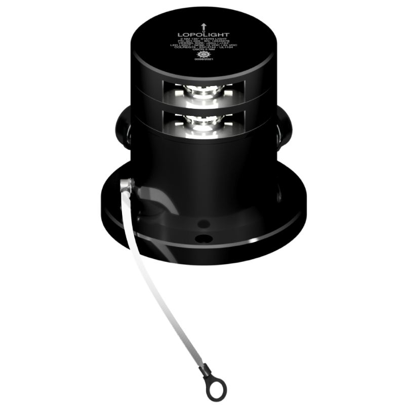 Lopolight 2nm Double Stern Light Black Ex Zone 1&2 | SendIt Sailing