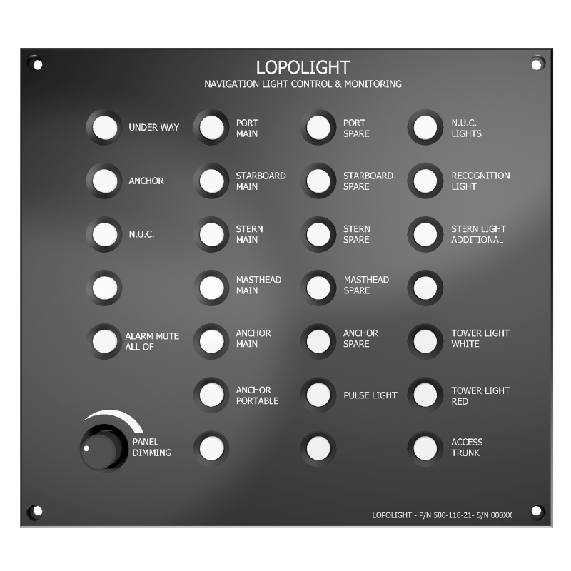 Lopolight Control Panel For C&M System 21 Button | SendIt Sailing