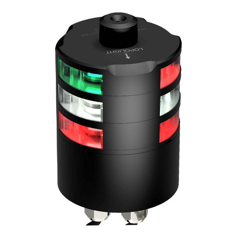 Lopolight 2nm Tricolor 360 Degree White 360 Degree Red Windex Mount | SendIt Sailing