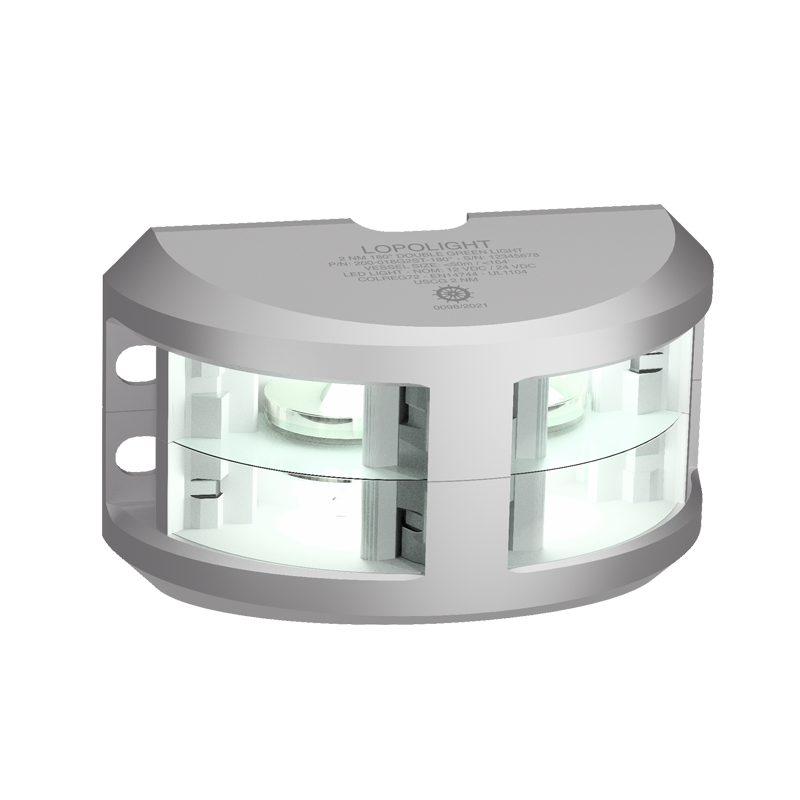 Lopolight 2nm 180 Degree White Double Silver 20m Cable | SendIt Sailing