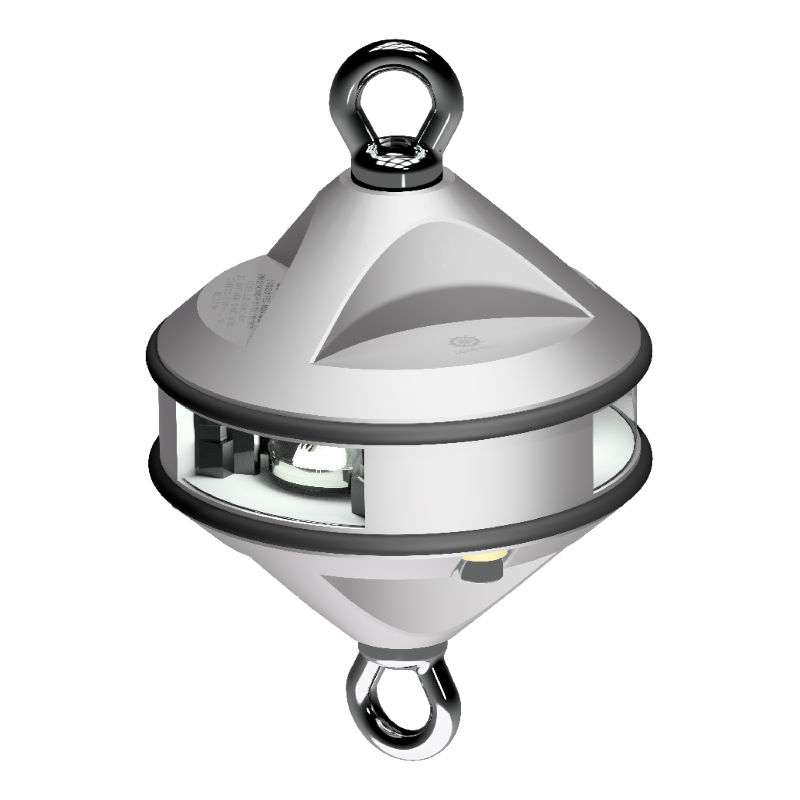 Lopolight 3nm 360 Degree White Hoist Silver H1 | SendIt Sailing