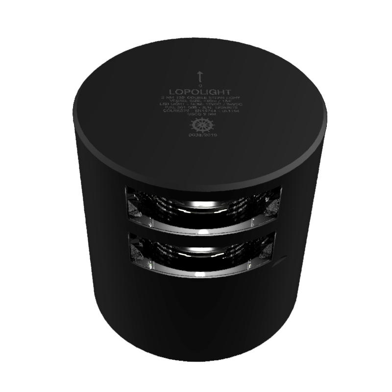 Lopolight 3nm Double Stern Black | SendIt Sailing