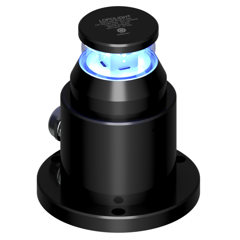 Lopolight 2nm Blue Strobe Ice-Class Black | SendIt Sailing