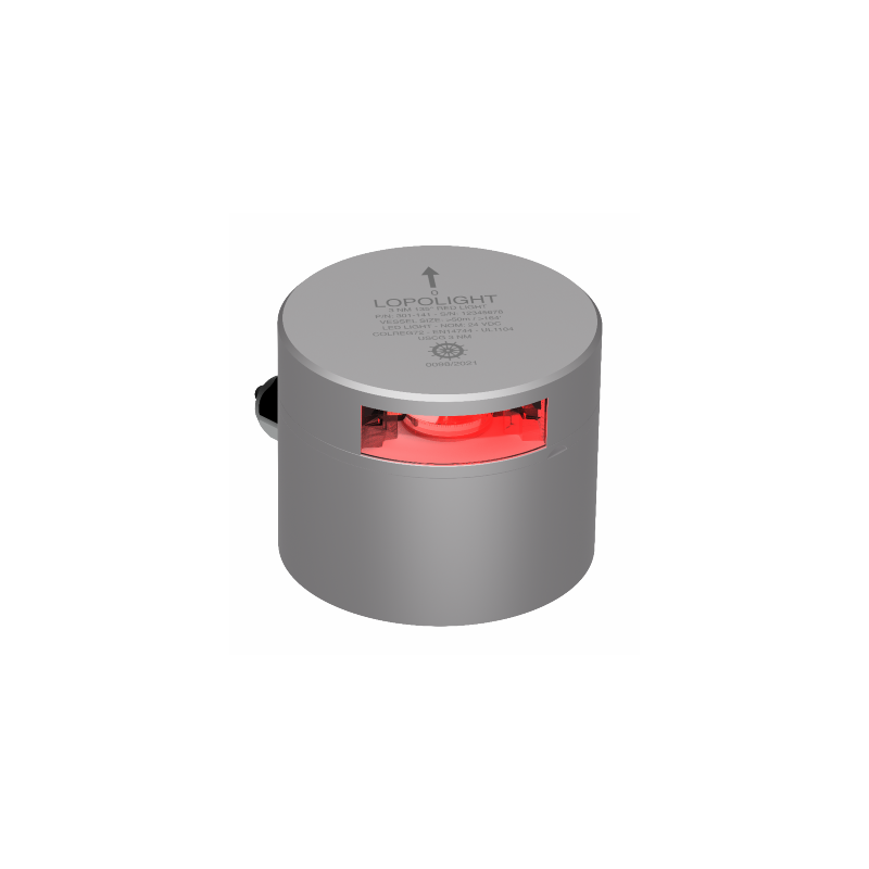 Lopolight 3nm 135 Degree Red Suez Stop Silver. | SendIt Sailing