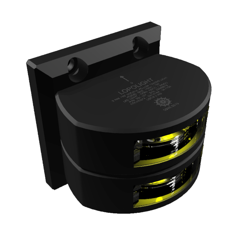 Lopolight 3nm Double Amber Towing Black | SendIt Sailing