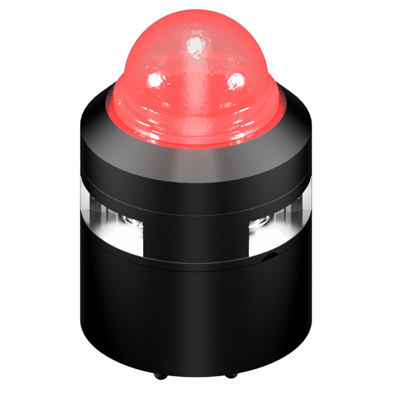 Lopolight Red Obstruction + 360 Degree White/Strobe Black | SendIt Sailing
