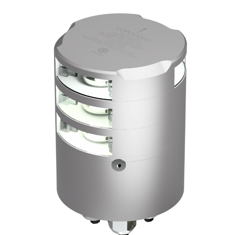 Lopolight 3nm Double Stern + Single Anchor Silver Cable Down | SendIt Sailing